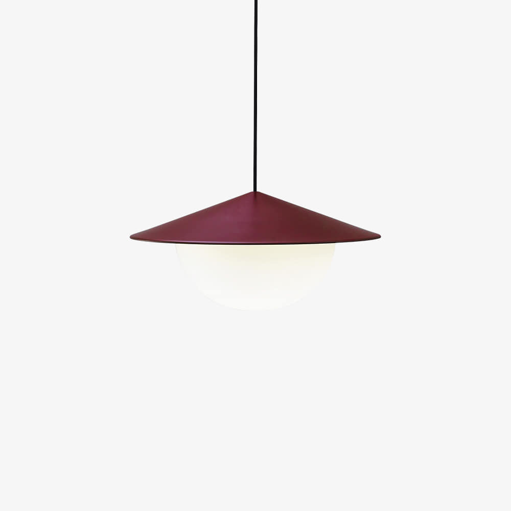 ALLEY PENDANT SMALL BURGUNDY