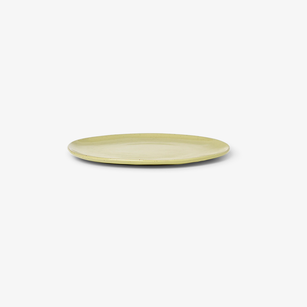 FLOW PLATE LARGE YELLOW SPECKLE