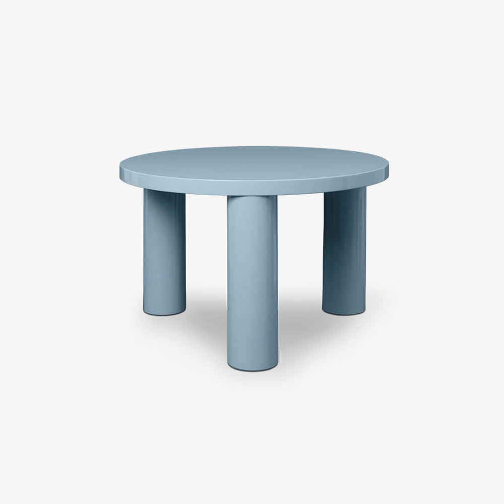 POST COFFEE TABLE SMALL ICE BLUE