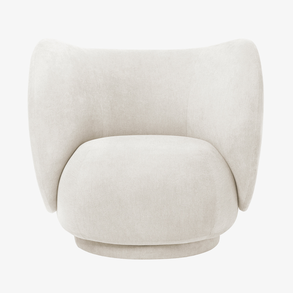 RICO LOUNGE CHAIR BOUCLE OFF WHITE