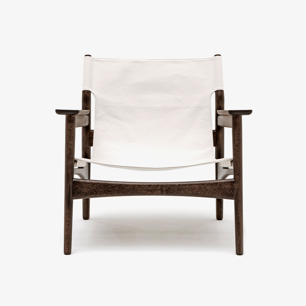N-LC02 CHAIR CANVAS/SMOKED OAK