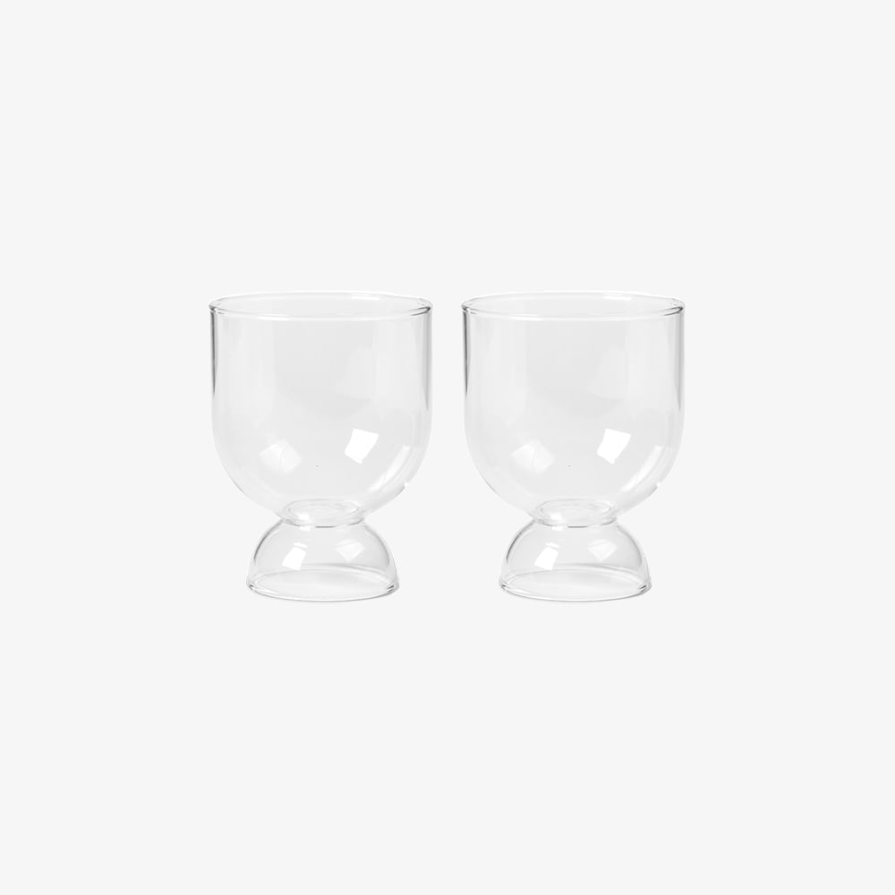 STILL GLASSES (SET OF 2) CLEAR